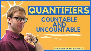 Quantifiers  Countable and Uncountable Nouns [upl. by Jaquiss]