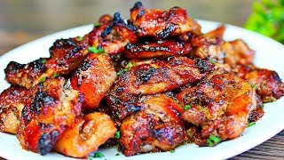 Honey Garlic Baked Chicken Thighs Recipe  Easy Chicken Recipe [upl. by Animar477]