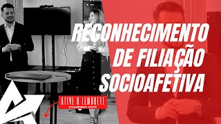 DIREITO DE FAMÍLIA Reconhecimento de filiação socioafetiva [upl. by Ailadgim]