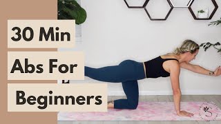 30 Minute Beginner friendly CORE WORKOUT AtHome No Equipment [upl. by Talich10]