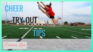 CHEER TRYOUTS MIDDLE SCHOOL TIPS [upl. by Laehcimaj936]