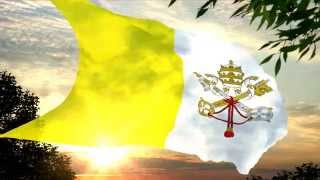 Flag and anthem of Vatican City 20012023 instrumental version [upl. by Terrag897]