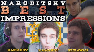 GM Daniel Naroditskys Best Chess Impressions [upl. by Nnanaej]