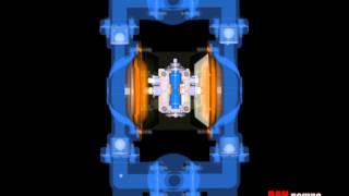 RANpump 1 Diaphragm Pump Animation Working System [upl. by Johannes]