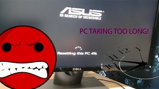 Windows reset stuck for hours PC STUCK AT WINDOWS RESET   PC taking TOO LONG Resetting Fix [upl. by Devora]