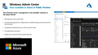 How to use Windows Admin Center in the Azure Portal [upl. by Alletniuq479]