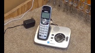 Uniden DECT1580 DECT 6 Cordless Phone  Initial Checkout [upl. by Janaye]