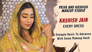 Everyday Look with KRYLON BASE  MAKEUP TUTORIAL FOR BEGINNERS  Step By Step  pkmakeupstudio [upl. by Ardried]