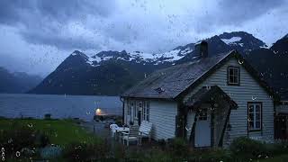 Thunderstorm Sounds by the Lake House  Thunder and Rain for Sleeping Relaxing or Study [upl. by Tudor]