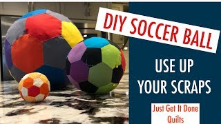 Make Your Own Soccer BallFootball English Paper Piecing Method [upl. by Innad]