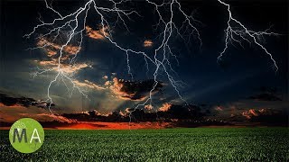 ⛈ Heavy Thunderstorm Sounds for Sleeping to Howling Wind Rain Sounds for Relaxation [upl. by Trillbee]