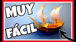 ✅ Como Hacer un Barco PIRATA de papel FACIL Paso a Paso 【ORIGAMI】 [upl. by Elocim945]