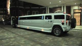 Back to the Future Hummer Limo video tour [upl. by Elinnet]