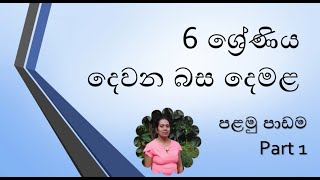 grade 6 tamil lesson part 1 [upl. by Monahon]