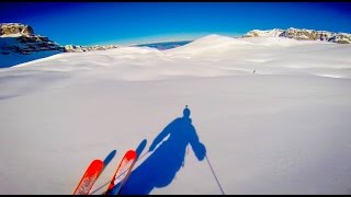 Freeride Skiarea Campiglio Dolomiti di Brenta Folgarida Val di Sole Trentino Italy [upl. by Ennaerb263]