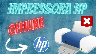 Correção impressora HP Offline Dica [upl. by Euqinor]