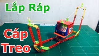 Hướng dẫn cách lắp ráp mô hình Cáp Treo đơn giản  How to assemble a toy slings   Tiến Crazy [upl. by Yenduhc742]