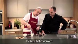 How to make a hot chocolate using an aerolatte milk frother [upl. by Ellasal]