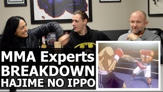 MMA Experts Breakdown Hajime No Ippo • How Realistic is Hajime No Ippo [upl. by Ihsoyim]