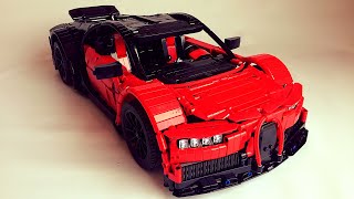 Bugatti Chiron  Lego Technic MOC  Instructions [upl. by Festatus]