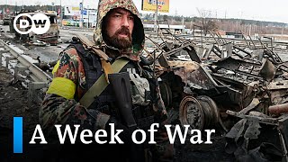 War in Ukraine A week that shook the world  DW News [upl. by Ardnahcal]