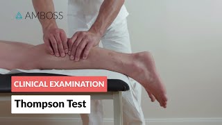 Thompson Test  Clinical Examination [upl. by Avehs]