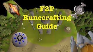 Old School RuneScape  F2P Runecrafting Guide [upl. by Dygal]