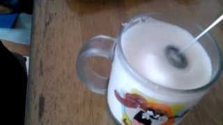 Aerolatte Review Frothing Cold Milk In Under 1 Minute [upl. by Colette]