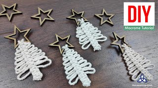 MACRAME CHRISTMAS TREE TUTORIAL [upl. by Obed]