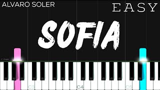 Alvaro Soler  Sofia  EASY Piano Tutorial [upl. by Dalton]