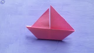 Origami  Barco velero de papel [upl. by Conrado481]